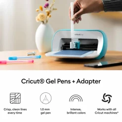 Cricut® 1.0mm Ultimate Sampler Gel Pen Set + Adapter