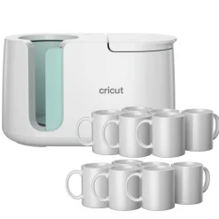 Cricut Mug Press Bundle for Custom Mugs, 12 Blanks
