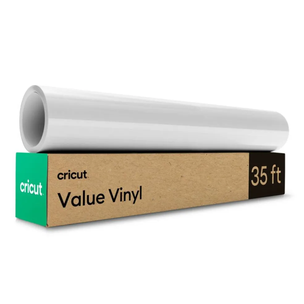 Cricut Permanent Matte Value Vinyl for Decals, 12 in x 35 ft
