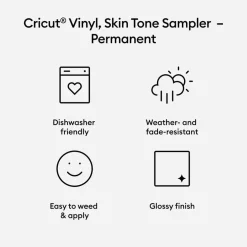 Cricut® Permanent Vinyl Sampler, Skin Tone