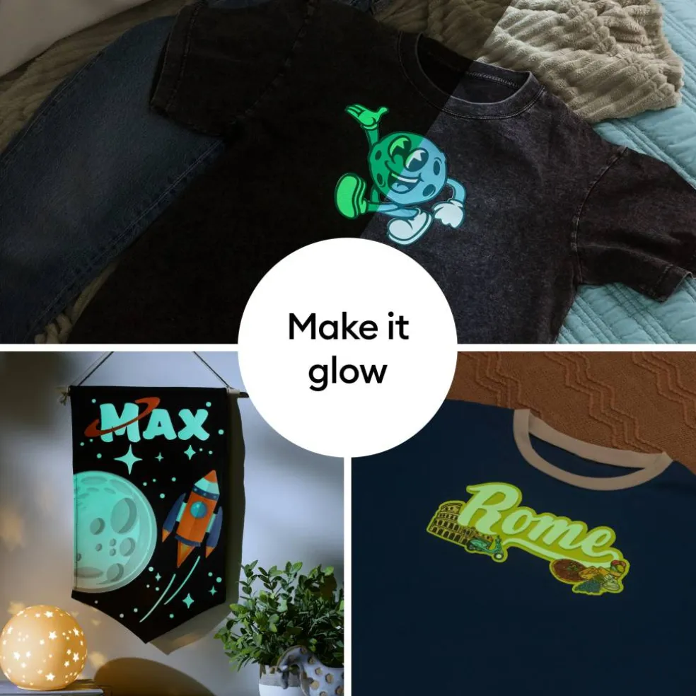 Cricut® Printable Iron-On Glow-in-the-Dark Kit