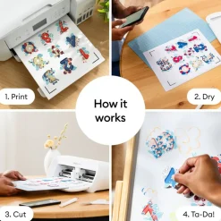 Cricut Printable Magnet Sheets, 8.5 in x 11 in, 8 ct
