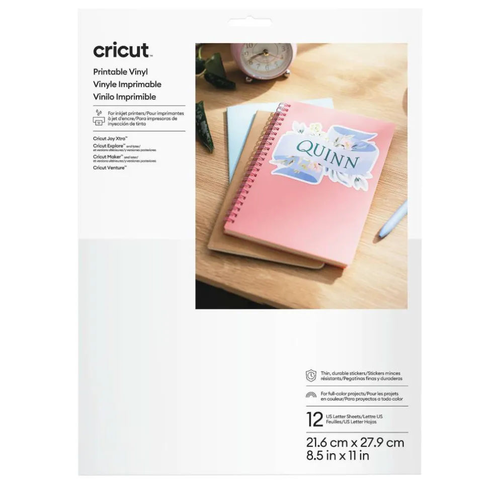 Cricut® Printable Vinyl Sheets