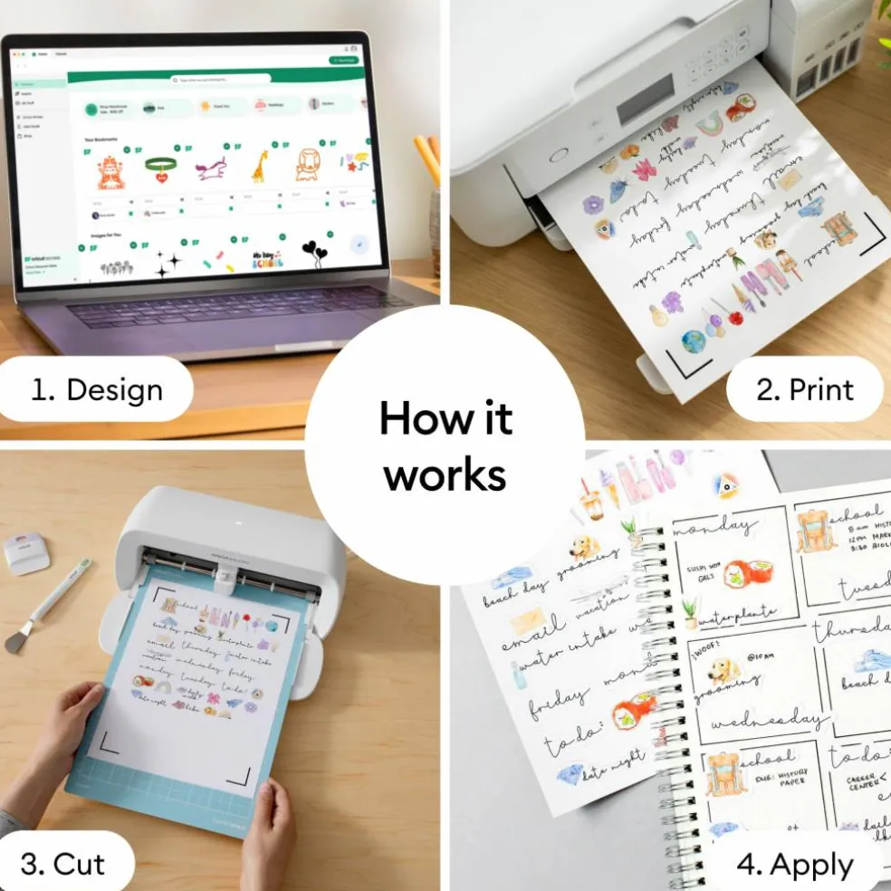 Cricut® Printable Vinyl Sheets