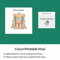 Cricut® Printable Vinyl Sheets