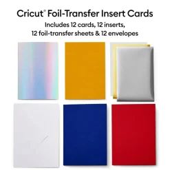 Cricut® R40 Foil Transfer Insert Cards Celebration Sampler