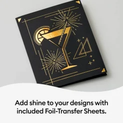 Cricut® R40 Foil Transfer Insert Cards, Celebration Sampler