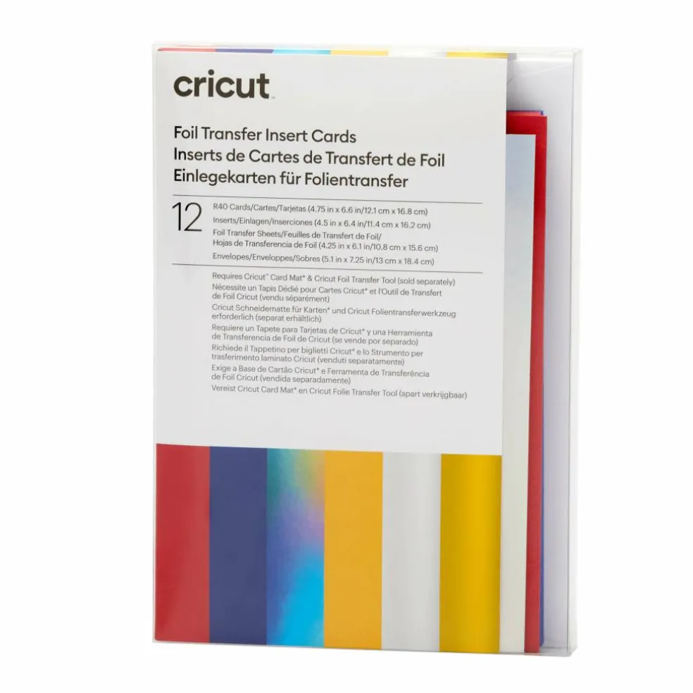 Cricut® R40 Foil Transfer Insert Cards, Celebration Sampler