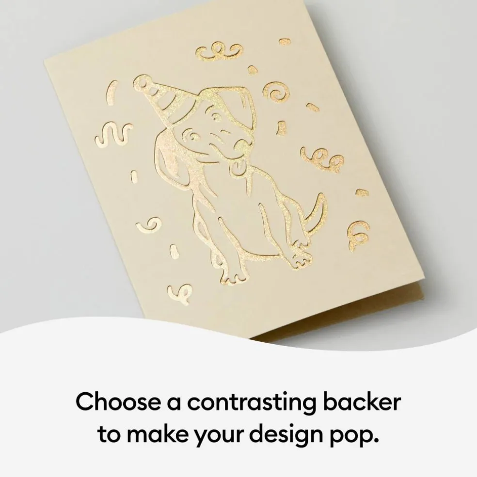 Cricut® S40 Cutaway Cards, Neutrals Sampler