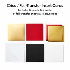 Cricut® S40 Foil Transfer Insert Cards, Royal Flush Sampler