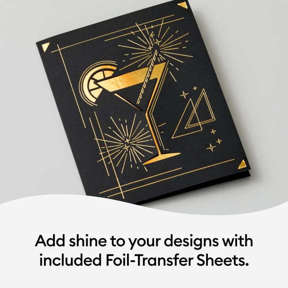 Cricut® S40 Foil Transfer Insert Cards, Royal Flush Sampler