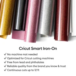 Cricut® Smart Iron-On™ Glitter Heat-Transfer Vinyl