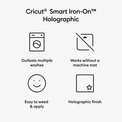 Cricut® Smart Iron-On™ Holographic Roll