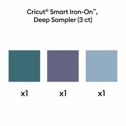 Cricut® Smart Iron-On™ Matless Deep Sampler, 3 Sheets