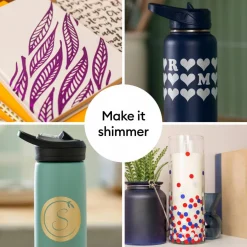 Cricut® Smart Vinyl™ Matless Permanent Rainbow Shimmer Vinyl