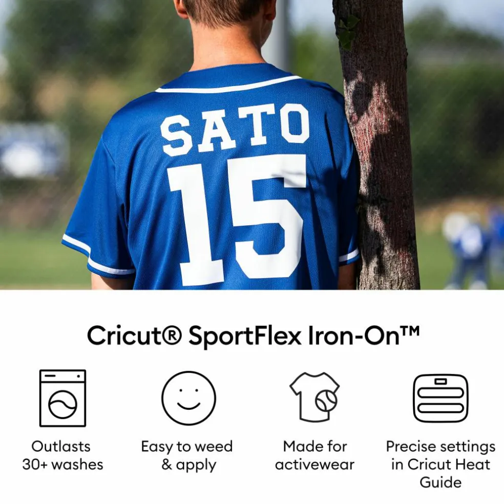Cricut® SportFlex Iron-On™ Heat-Transfer Vinyl