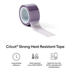 Cricut Strong Heat Resistant Tape, 1 in x 33 ft, 3 ct