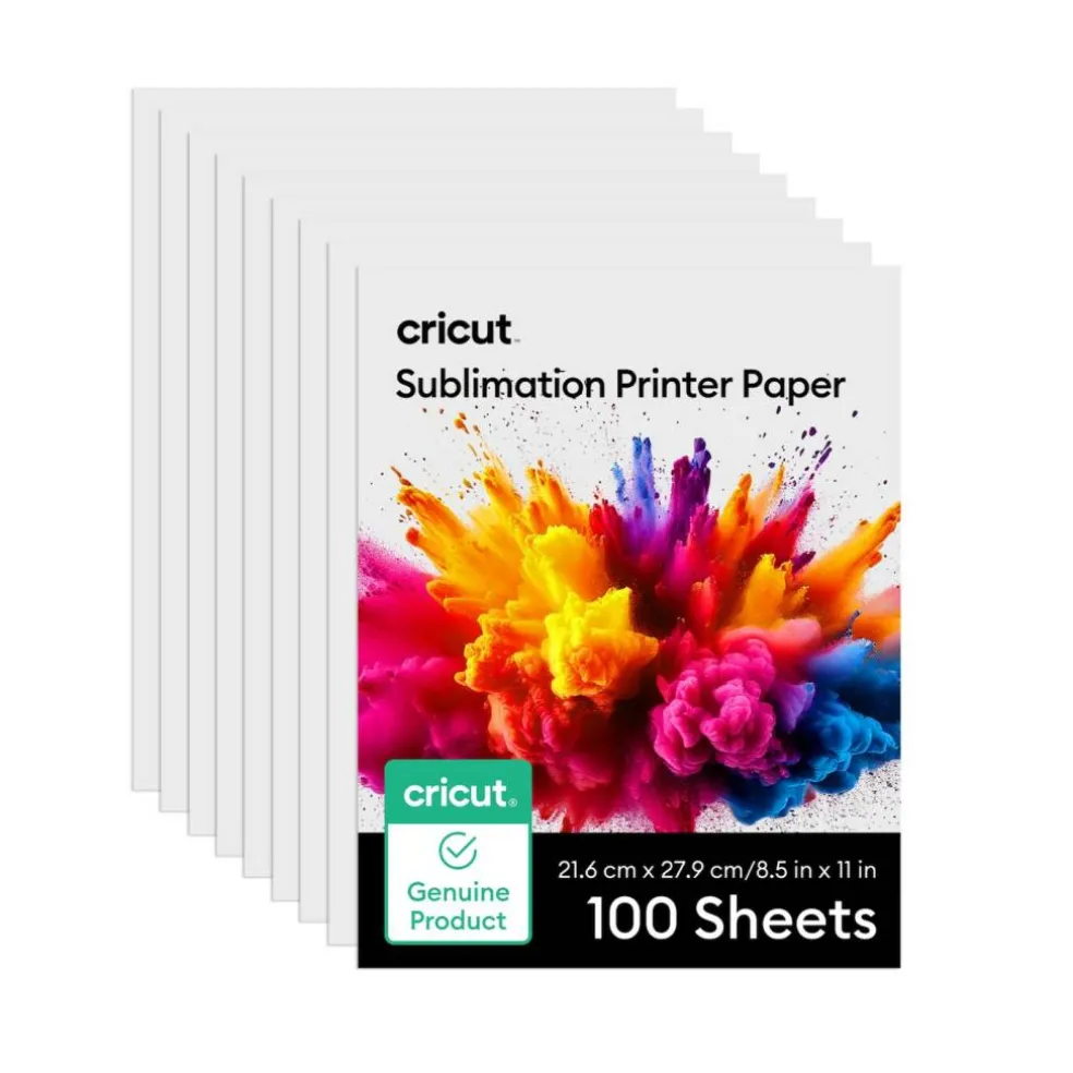 Cricut Sublimation Printer Paper, 8.5 in x 11 in, 100 ct
