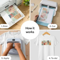 Cricut Sublimation Printer Paper, 8.5 in x 11 in, 100 ct