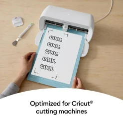 Cricut Transparent Printable Vinyl Sheets, 8.5 in x 11 in, 40 ct