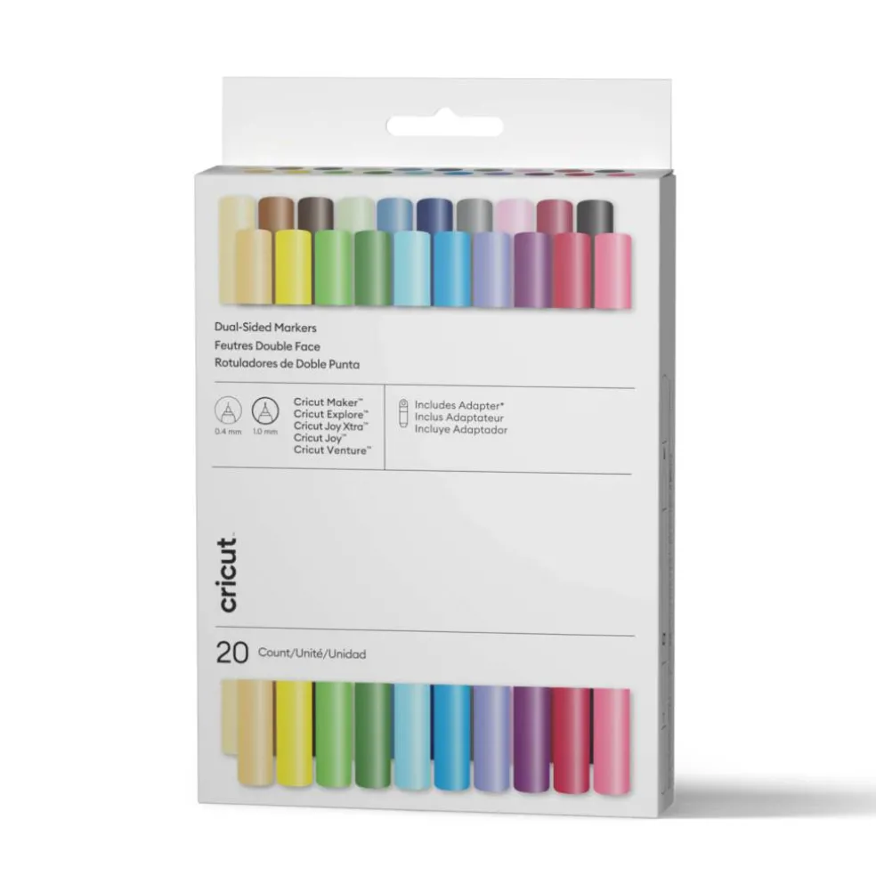 Cricut® Ultimate Dual-Sided Marker Set + Adapter