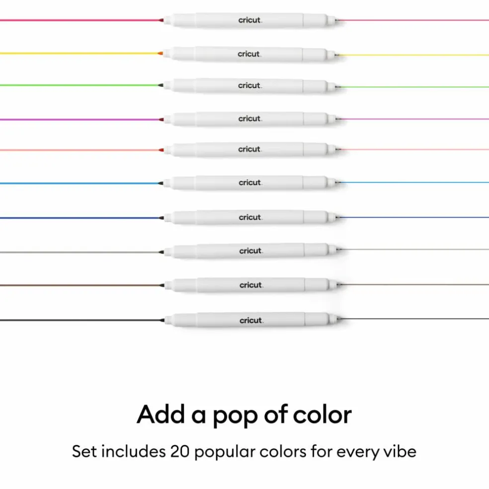 Cricut® Ultimate Dual-Sided Marker Set + Adapter