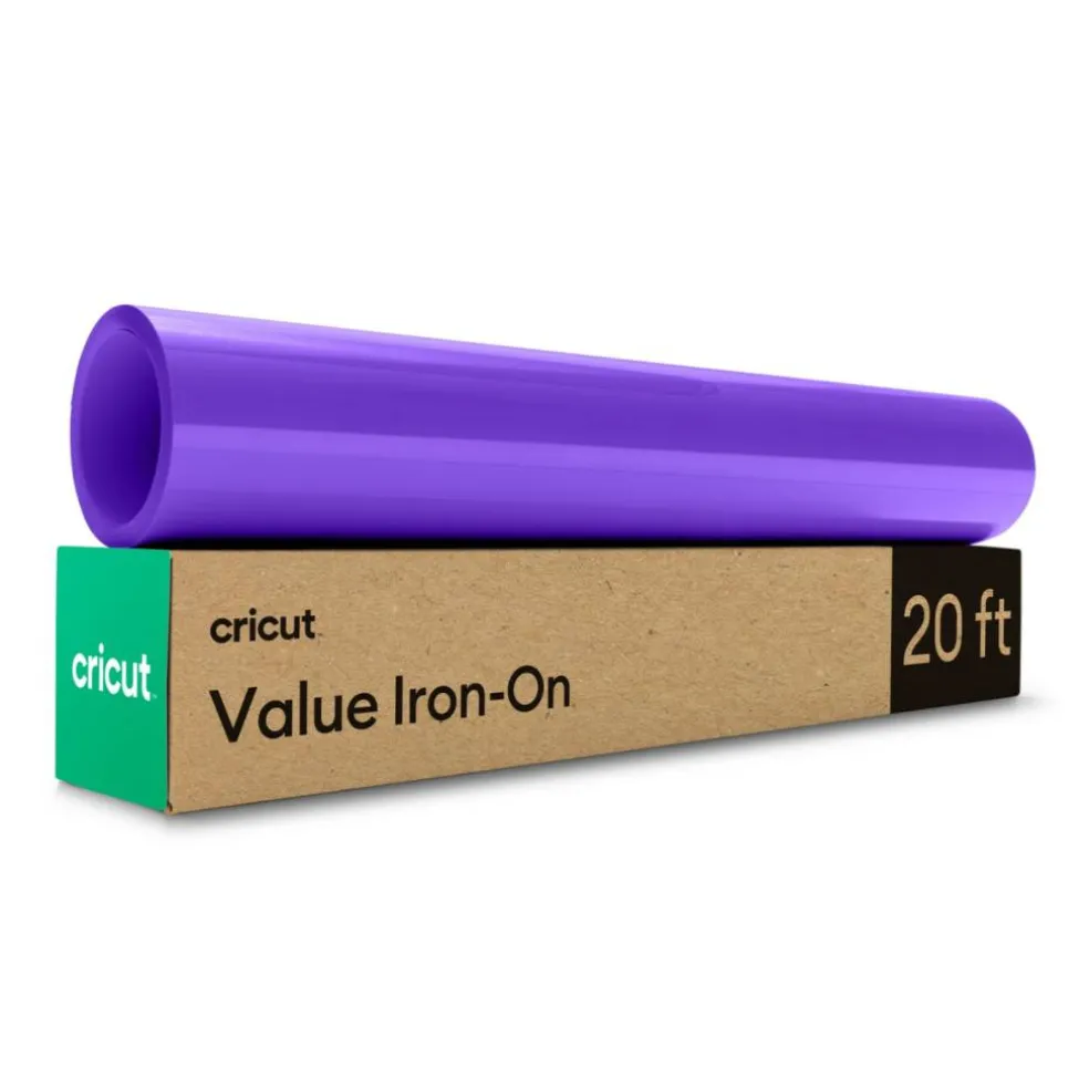 Cricut Value Iron-On for Custom Fabric, 12 in x 20 ft