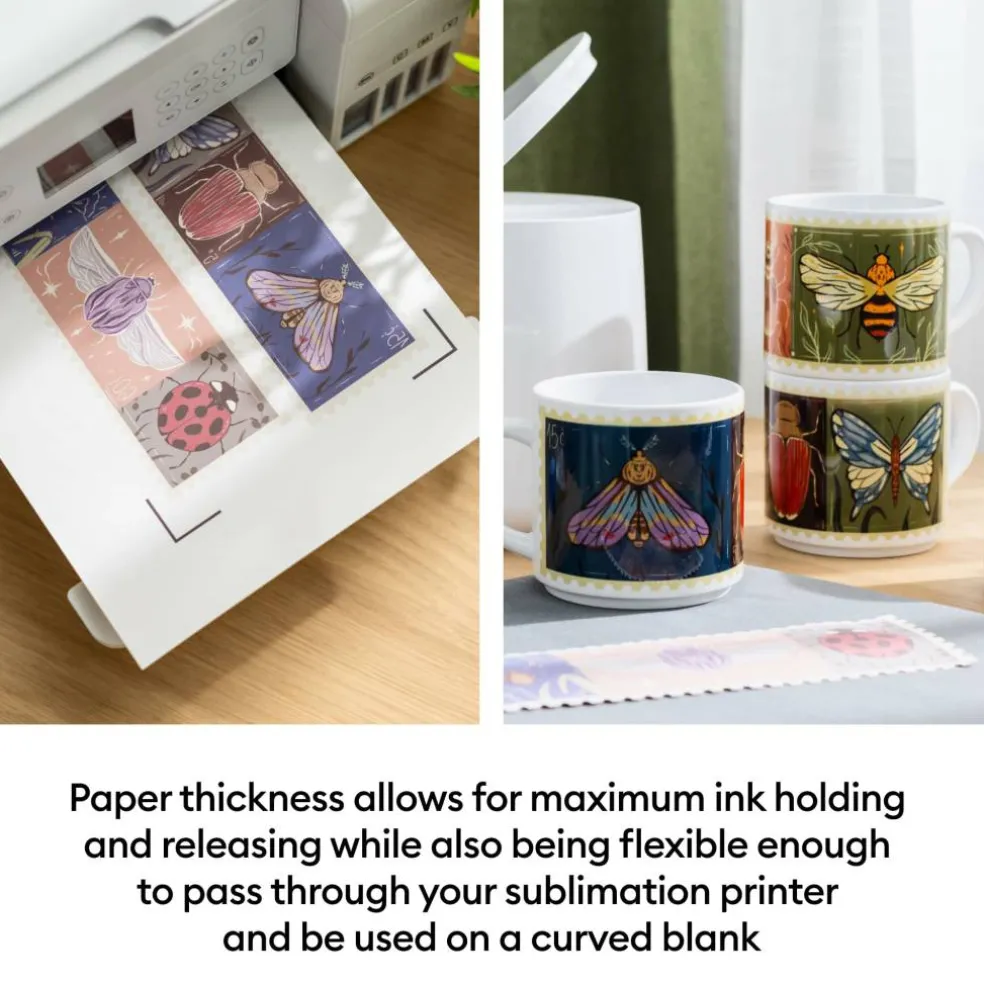 Cricut® 8.5" x 11" Sublimation Printer Paper, 65 Sheets