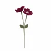 13" Crochet Burgundy Flower Pick by Ashland®