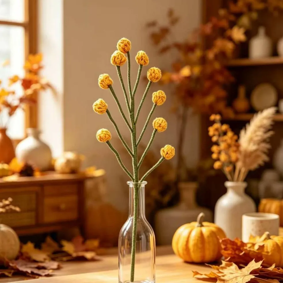 13" Crochet Yellow Berry Pick by Ashland®