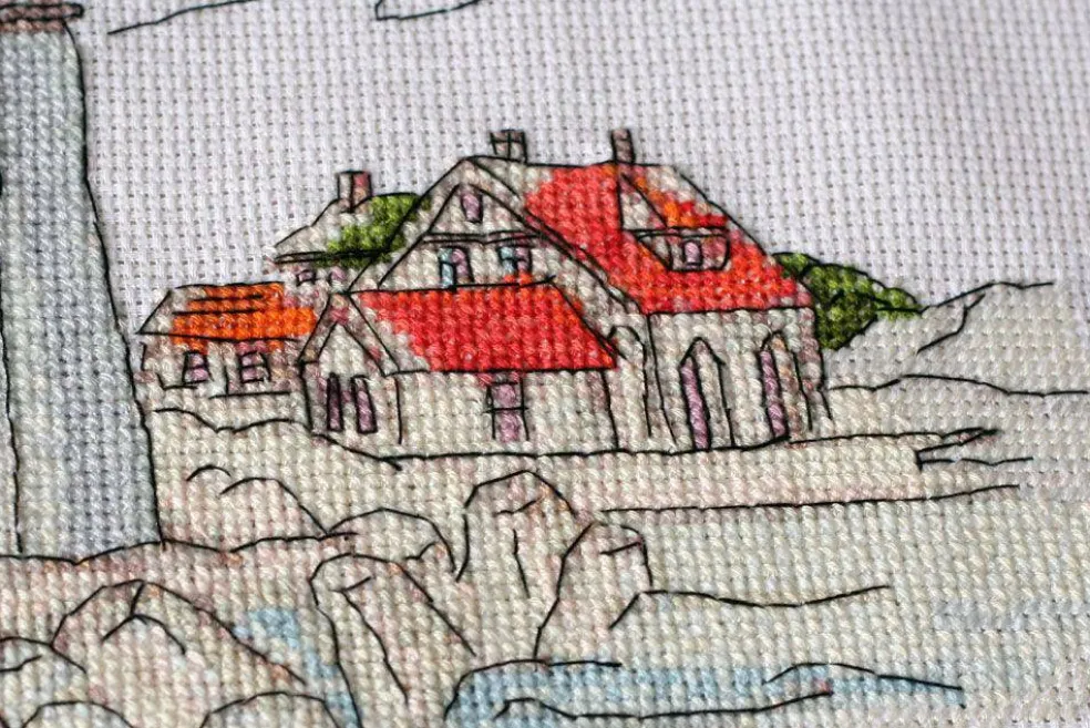 Cross-stitch kit Lighthouse light
