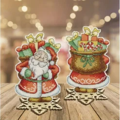 Crystal Art  Set Of Pictures Fairy Tale. Santa Claus