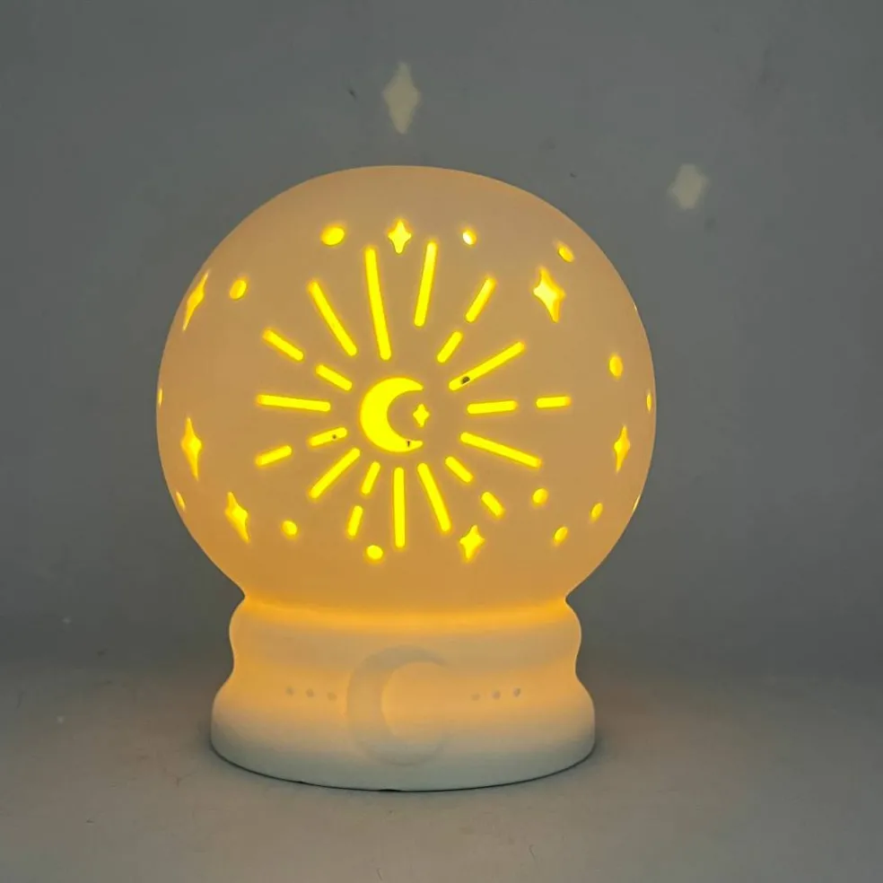 7" Crystal Ball DIY Ceramic LED Décor by Make Market®