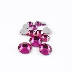 Crystal Lane DIY Assorted Glass Round Flatback Rhinestones Combo
