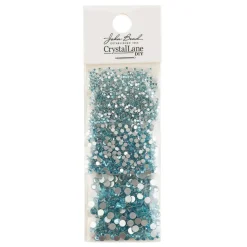 Crystal Lane DIY Assorted Glass Round Flatback Rhinestones Combo