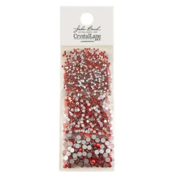 Crystal Lane DIY Assorted Glass Round Flatback Rhinestones Combo