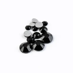 Crystal Lane DIY Assorted Glass Round Flatback Rhinestones Combo