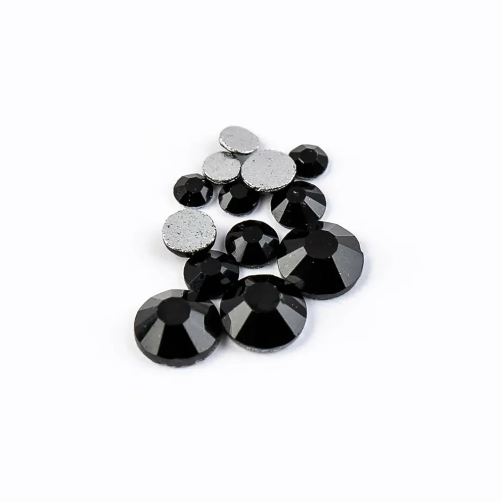 Crystal Lane DIY Assorted Glass Round Flatback Rhinestones Combo