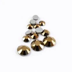 Crystal Lane DIY Assorted Glass Round Flatback Rhinestones Combo