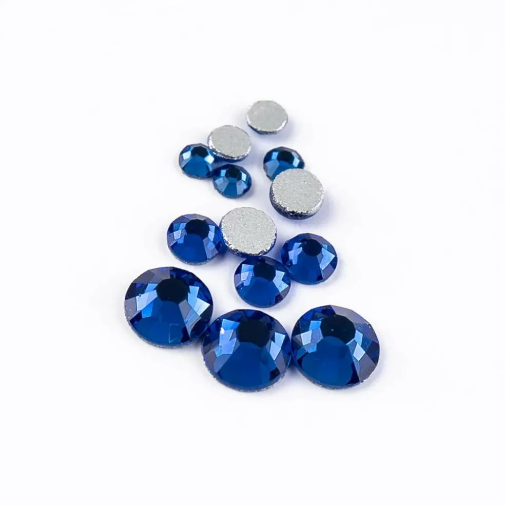 Crystal Lane DIY Assorted Glass Round Flatback Rhinestones Combo