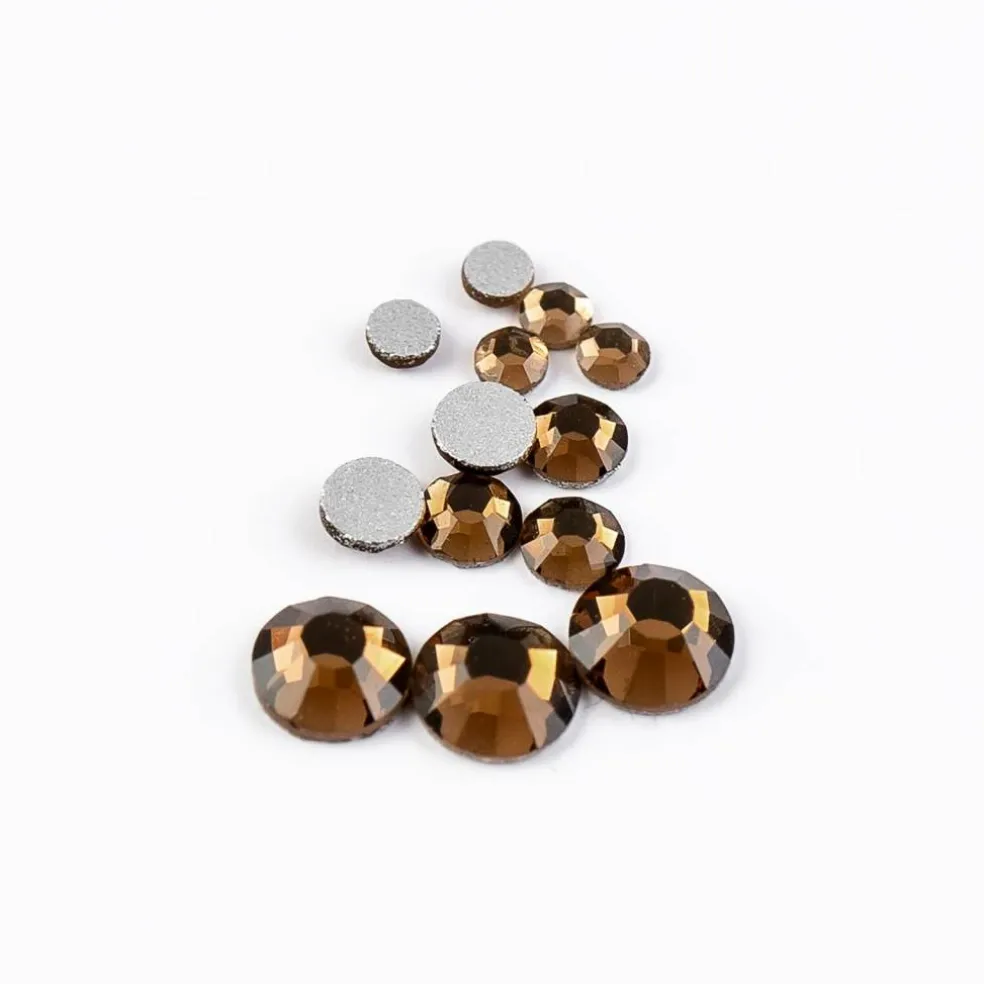 Crystal Lane DIY Assorted Glass Round Flatback Rhinestones Combo