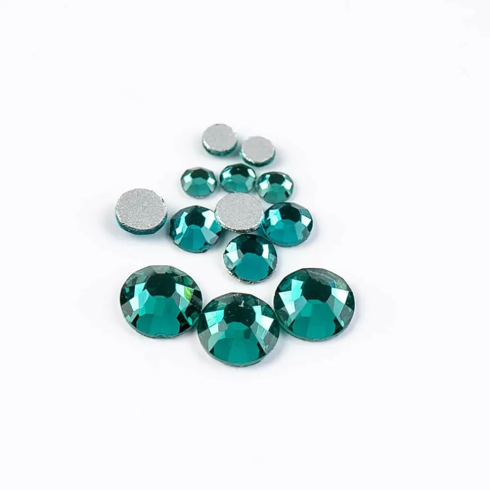 Crystal Lane DIY Assorted Glass Round Flatback Rhinestones Combo