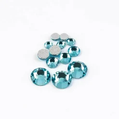 Crystal Lane DIY Assorted Glass Round Flatback Rhinestones Combo
