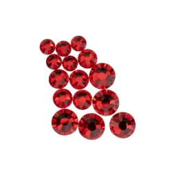 Crystal Lane DIY Assorted Round Glass Flatback Rhinestones Combo