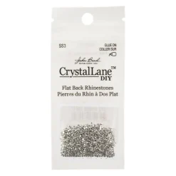 Crystal Lane DIY SS3 Glass Flatback Rhinestones, 1440pcs