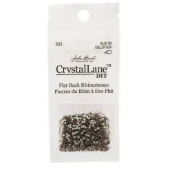 Crystal Lane DIY SS3 Glass Flatback Rhinestones, 1440pcs
