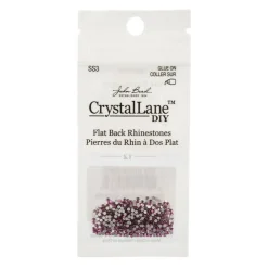 Crystal Lane DIY SS3 Glass Flatback Rhinestones, 1440pcs
