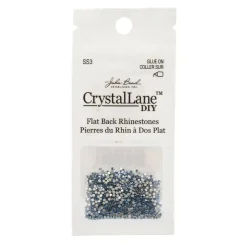 Crystal Lane DIY SS3 Glass Flatback Rhinestones, 1440pcs
