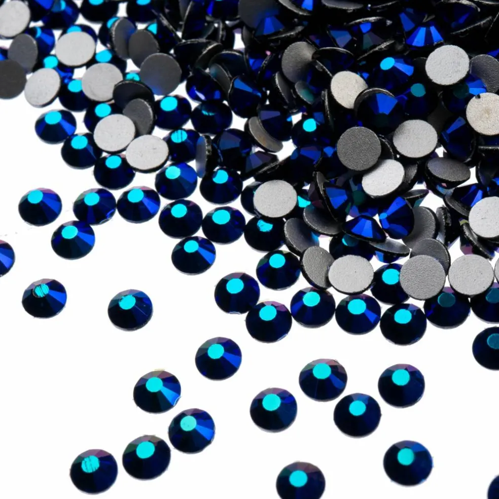 Crystal Lane DIY SS12 Glass Round Flatback Rhinestones, 2880ct.