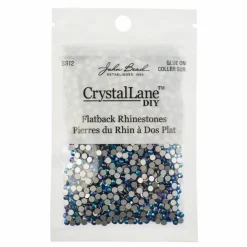 Crystal Lane DIY SS12 Glass Round Flatback Rhinestones, 2880ct.